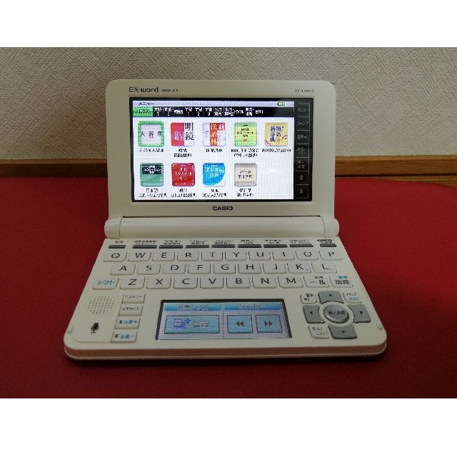 CASIO(カシオ)のCASIO 電子辞書 EX-word XD-U9800 （中国語SDカード付き） スマホ/家電/カメラのPC/タブレット(電子ブックリーダー)の商品写真