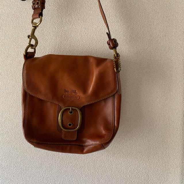 コーチ　ショルダーバッグ  レザー バッグ　coach オールドコーチ