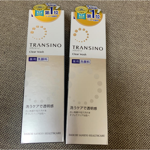 TRANSINO(トランシーノ)のトランシーノ 薬用クリアウォッシュ  100g 2個 コスメ/美容のスキンケア/基礎化粧品(洗顔料)の商品写真