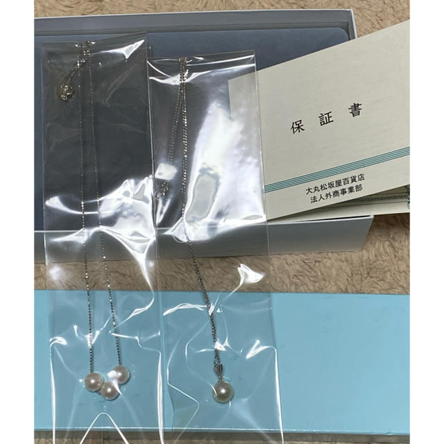 伊勢志摩産8〜8,5mmアコヤ大真珠セット　大丸松坂屋百貨店より購入 レディースのアクセサリー(ネックレス)の商品写真