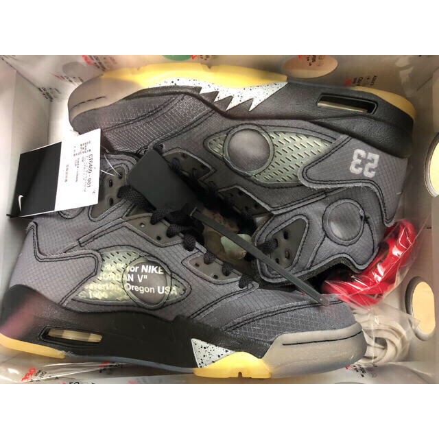 AIR JORDAN 5 RETRO SP OFF-White 送料込み