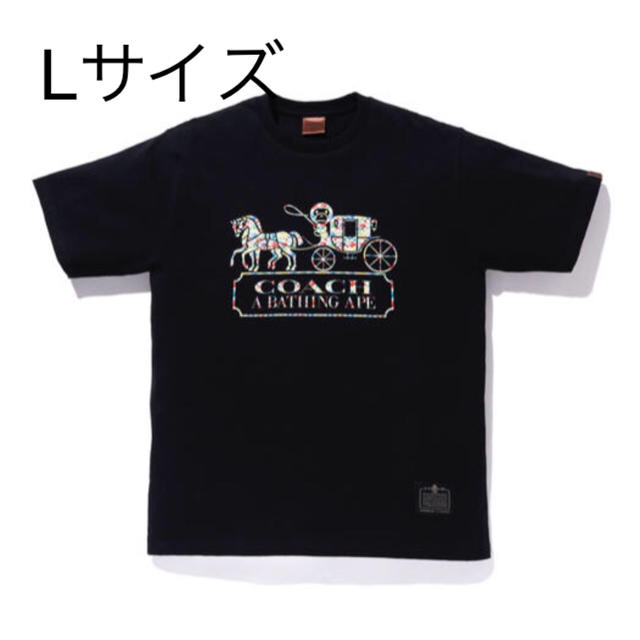 のオシャレな Lサイズ Rexy BAPE - X COACH BAPE REXY ×COACH TEE ...