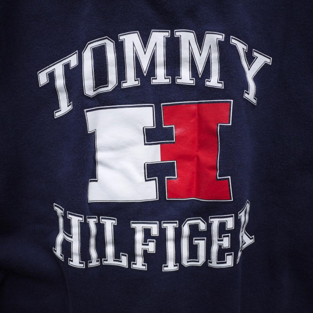 TOMMYHILFIGER⁑インしやすい◎赤リブスウェット♡フォロ割-¥200 レディースのトップス(トレーナー/スウェット)の商品写真