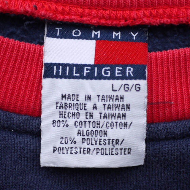 TOMMYHILFIGER⁑インしやすい◎赤リブスウェット♡フォロ割-¥200 レディースのトップス(トレーナー/スウェット)の商品写真