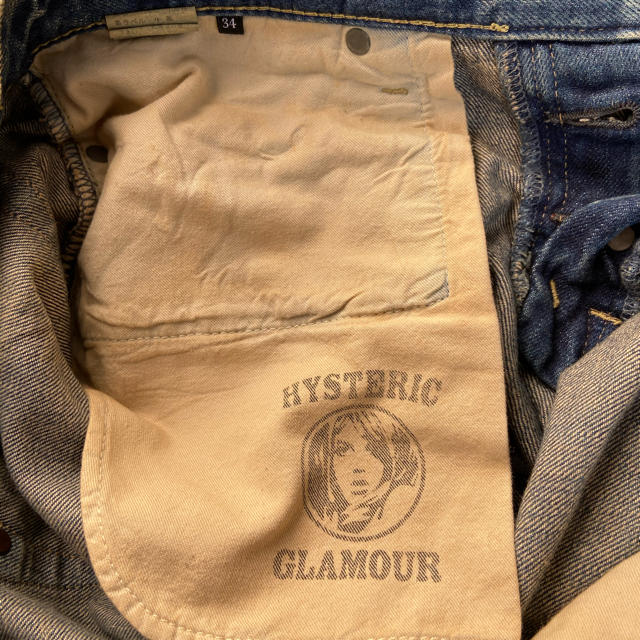 HYSTERIC GLAMOUR(ヒステリックグラマー)のHYSTERIC GLAMOUR スタッズデニム w34 木村拓哉 メンズのパンツ(デニム/ジーンズ)の商品写真