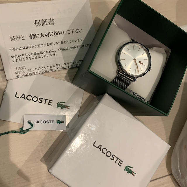 LACOSTE(ラコステ)のLACOSTE ラコステ 時計 レディース 箱付き レディースのファッション小物(腕時計)の商品写真