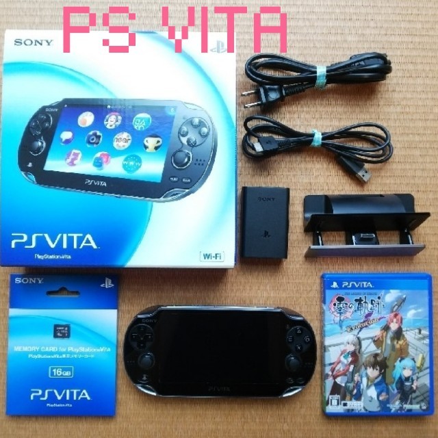 SONY(ソニー)のPlayStationVITA PCH-1000 ZA01 エンタメ/ホビーのゲームソフト/ゲーム機本体(携帯用ゲーム機本体)の商品写真