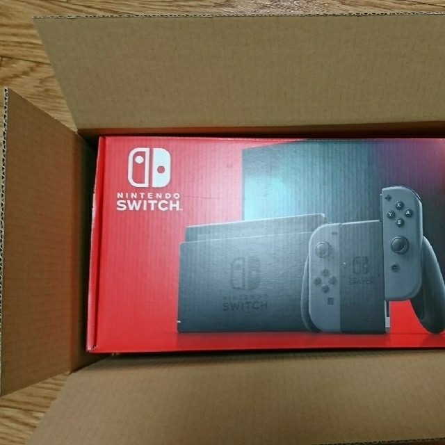 任天堂switch本体(グレー) - 家庭用ゲーム機本体