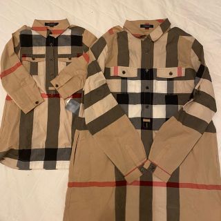 バーバリー(BURBERRY)の新品　バーバリー　親子セット　100&160(ワンピース)