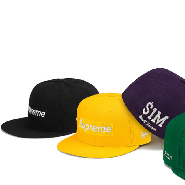 Supreme　NEW ERA ニューエラ黒 シュプリーム black7.1/2