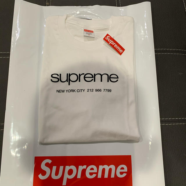 Supreme 20ss Shop Tee 白 White Lサイズ