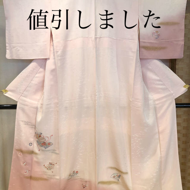 正絹 付け下げ 手刺繍の通販 by makomama's shop｜ラクマ