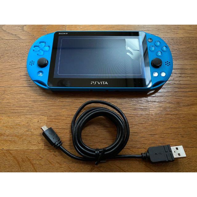 PlayStation Vita 本体 アクアブルー PCH-2000ZA23ゲームソフト/ゲーム機本体