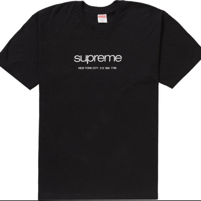 20ss Supreme Shop Tee 黒　sサイズ