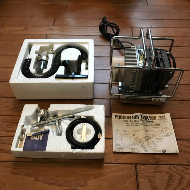 メンタマンさん専用】Mr.HOBBY エアブラシ & コンプレッサー