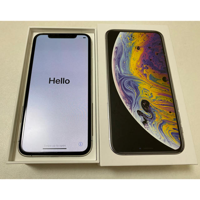 iPhone XS 64GB au シルバー SIMロック解除済み