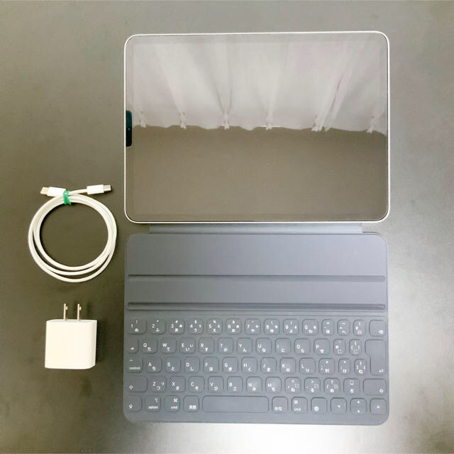 iPad Air4 第4世代 セルラー 64GB グリーン+ キーボード PC/タブレット