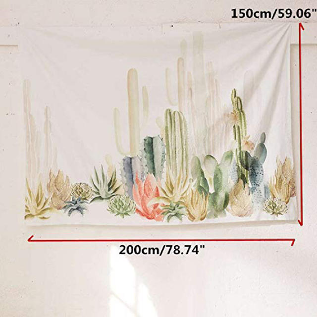 タペストリー  壁掛け布　サボテン インテリア/住まい/日用品のインテリア/住まい/日用品 その他(その他)の商品写真