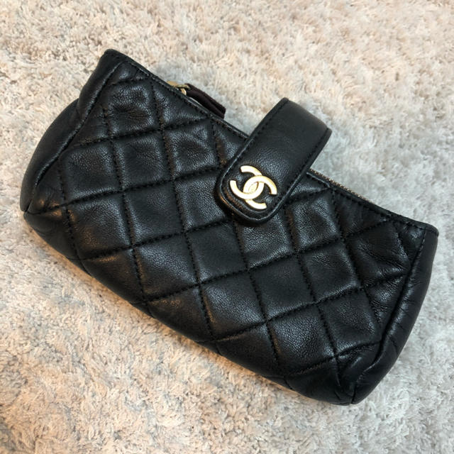 CHANEL ポーチ　コインケース　マトラッセ