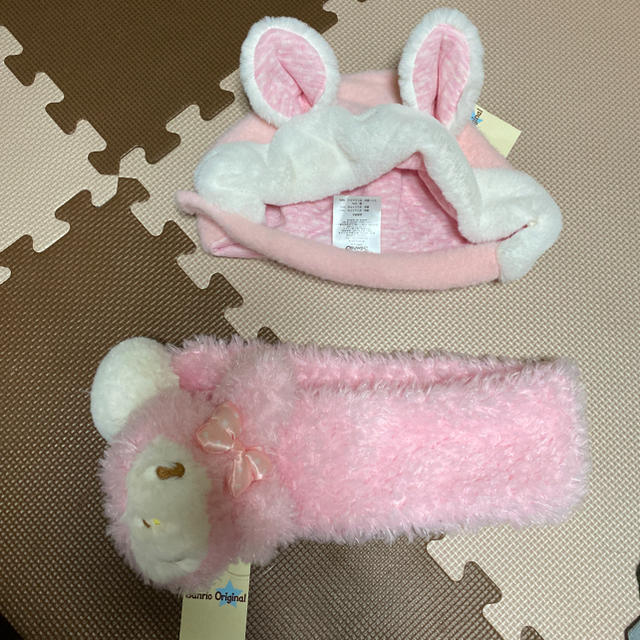 サンリオ　帽子&マフラー キッズ/ベビー/マタニティのこども用ファッション小物(帽子)の商品写真