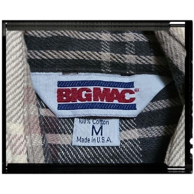 90’s Vintage BIG MAC ネルシャツ / USメンズ