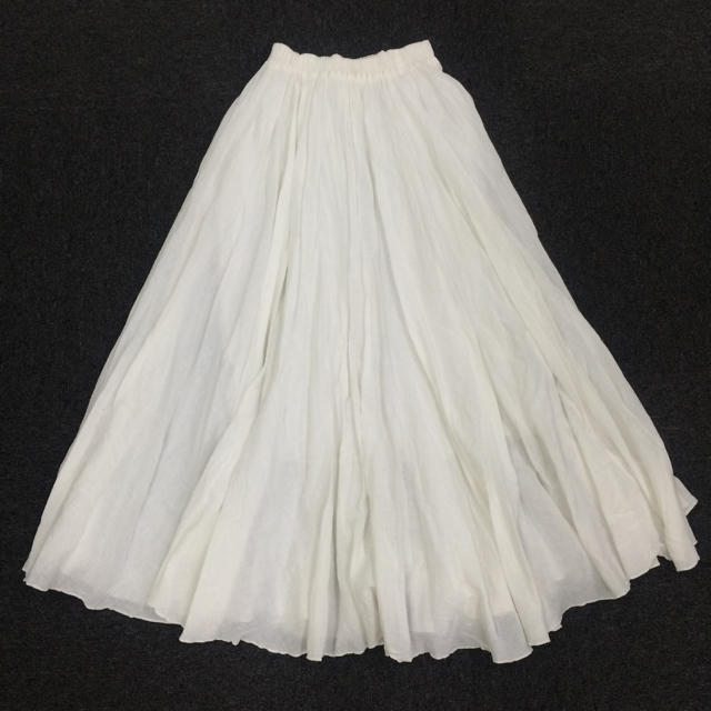 Ron Herman(ロンハーマン)のホワイトロングスカート レディースのスカート(ロングスカート)の商品写真