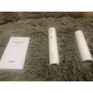 マクセル(maxell)のモバイルバッテリー　(バッテリー/充電器)