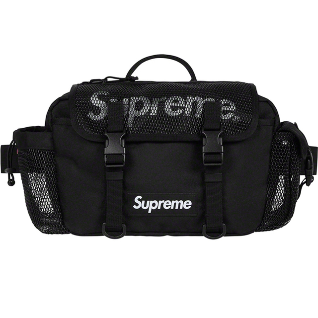 Supreme 20ss Waist Bag black 黒