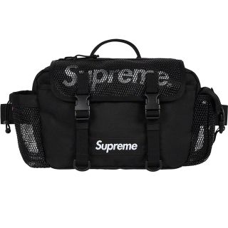 シュプリーム(Supreme)のsupreme 20ss waist bag 黒(ボディーバッグ)