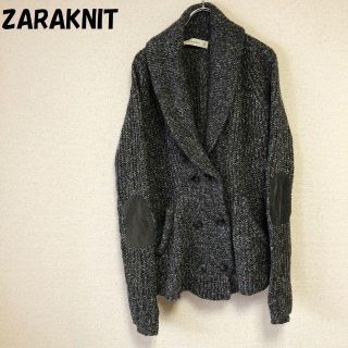 ザラ(ZARA)の【人気】ZARAKNIT/ザラ ニット ダブルボタンカーディガン サイズM (カーディガン)