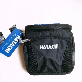 HATACHI☆ グラウンドゴルフ用ウエストポーチ ブラック(バッグ)