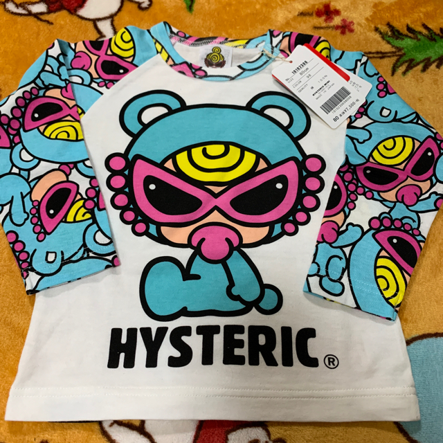 HYSTERIC MINI(ヒステリックミニ)の🐻サックスラグラン 80サイズ キッズ/ベビー/マタニティのベビー服(~85cm)(Ｔシャツ)の商品写真