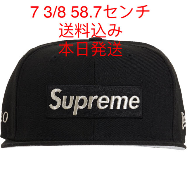 Supreme(シュプリーム)のsupreme Box Logo New Era cap Mサイズ 7 3/8  メンズの帽子(キャップ)の商品写真