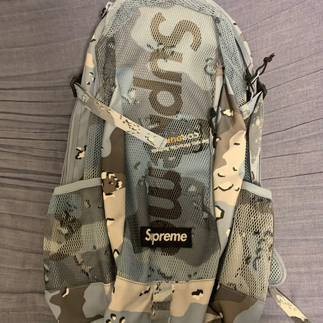 supreme backpack ブルーカモ