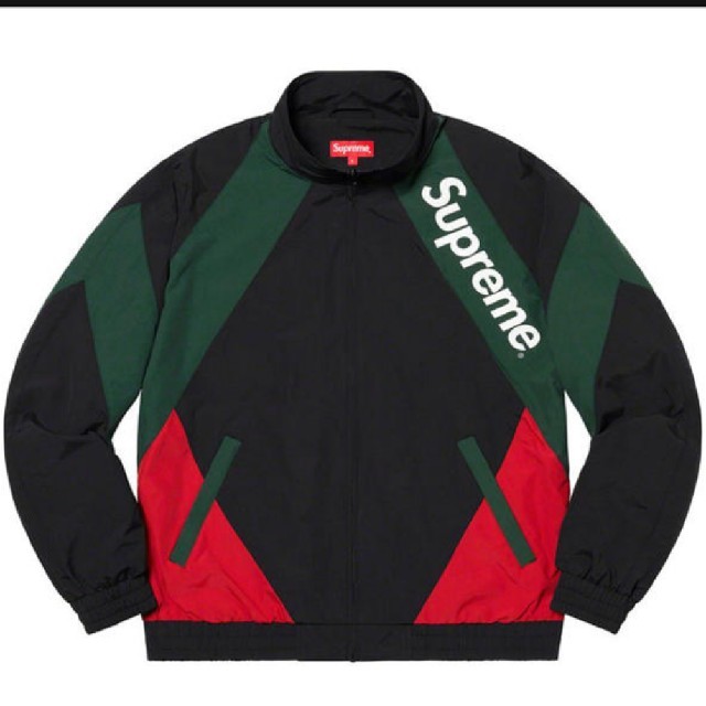 Supreme - Supreme Paneled Track Jacket 黒赤 Mの通販 by タカ's shop