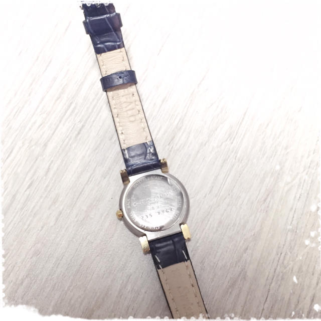 CHARLES JOURDAN(シャルルジョルダン)のCHARLES JOURDAN腕時計紺 レディースのファッション小物(腕時計)の商品写真