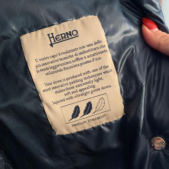 HERNO(ヘルノ)のゆずちゃん様専用 ヘルノ HERNO ダウンコート レディースのジャケット/アウター(ダウンコート)の商品写真