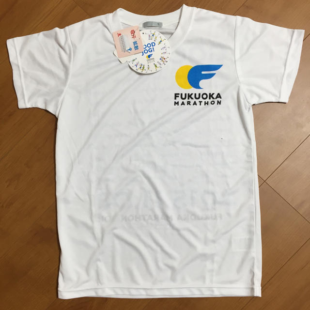 MIZUNO(ミズノ)の福岡マラソン 2015 Tシャツ 未使用 スポーツ/アウトドアのランニング(ウェア)の商品写真