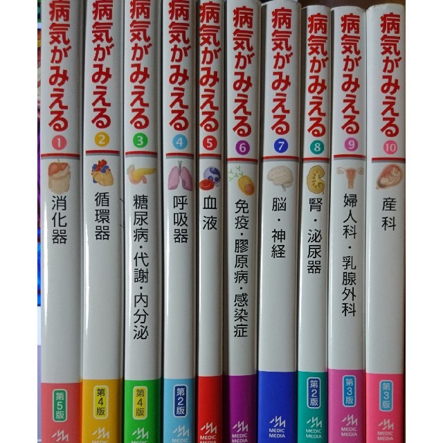 10冊セット 病気がみえる vol.1 ~10 - 健康/医学