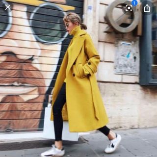 ZARA(ロングコート ・ イエロー/黄色系)のフリマアイテム一覧 ZARA(ロングコート ・ イエロー/黄色系)のフリマアイテム一覧