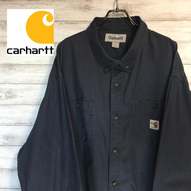 carhartt(カーハート)のcarhartt　カーハート　ワンポイント　シャツ　FRシリーズ　L　送料無料 メンズのトップス(シャツ)の商品写真