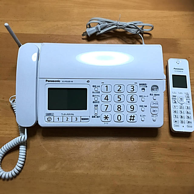 超美品　付属品完品　パナソニック　ファクス電話機
