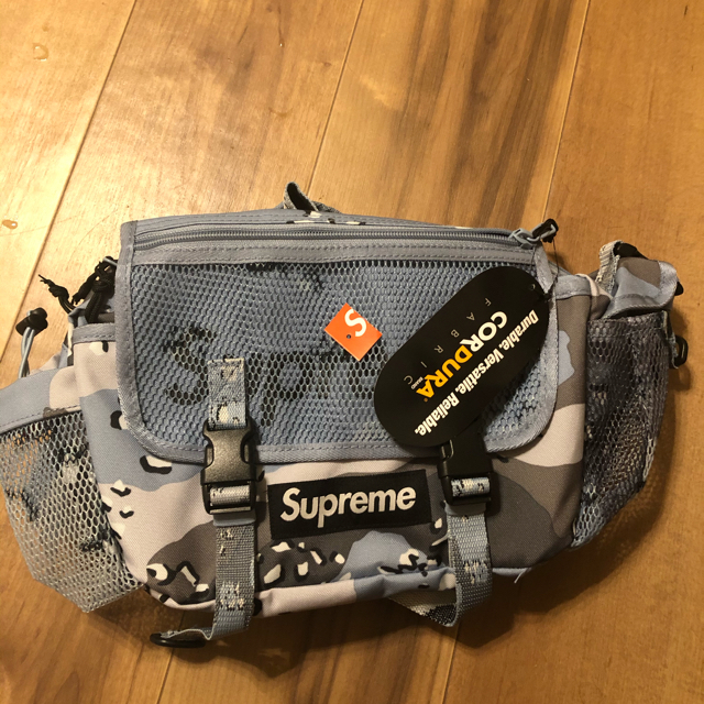 2020SS Supreme waist bag ウエストバッグ　水色　カモ