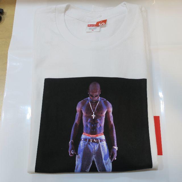 Supreme(シュプリーム)の送料込 Supreme Tupac Hologram Tee 白 M メンズのトップス(Tシャツ/カットソー(半袖/袖なし))の商品写真