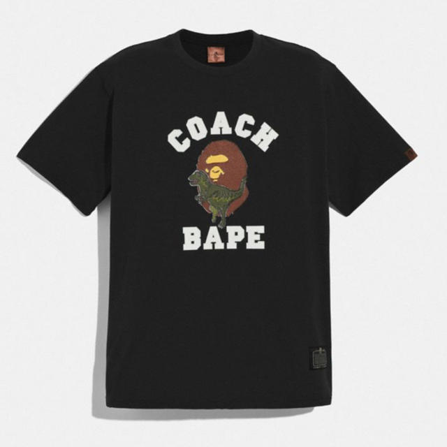 Tシャツ/カットソー(半袖/袖なし)BAPE® X COACH REXY TEE  ブラック Lサイズ