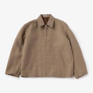 コモリ(COMOLI)の希少 AURALEE ガンクラブチェック ブルゾン オーラリー 17aw(ブルゾン)