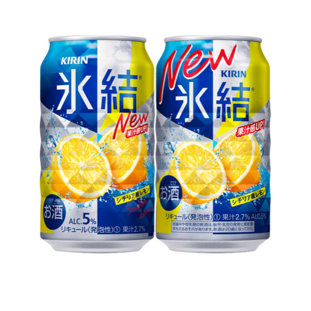 キリン(キリン)の【送料無料】キリン 氷結レモン 350ml × 24缶入り 食品/飲料/酒の酒(リキュール/果実酒)の商品写真