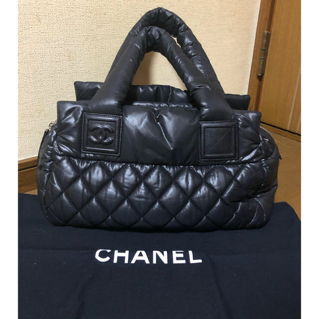 CHANEL シャネル コココクーン PM スモール ハンドバッグ ナイロン