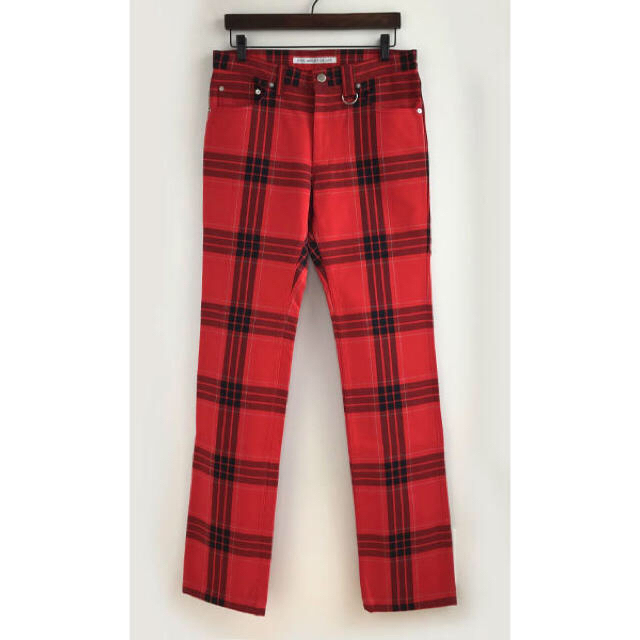 JOHN LAWRENCE SULLIVAN(ジョンローレンスサリバン)のCHECKED COTTON 5POCKET PANTS (19ss) メンズのパンツ(スラックス)の商品写真