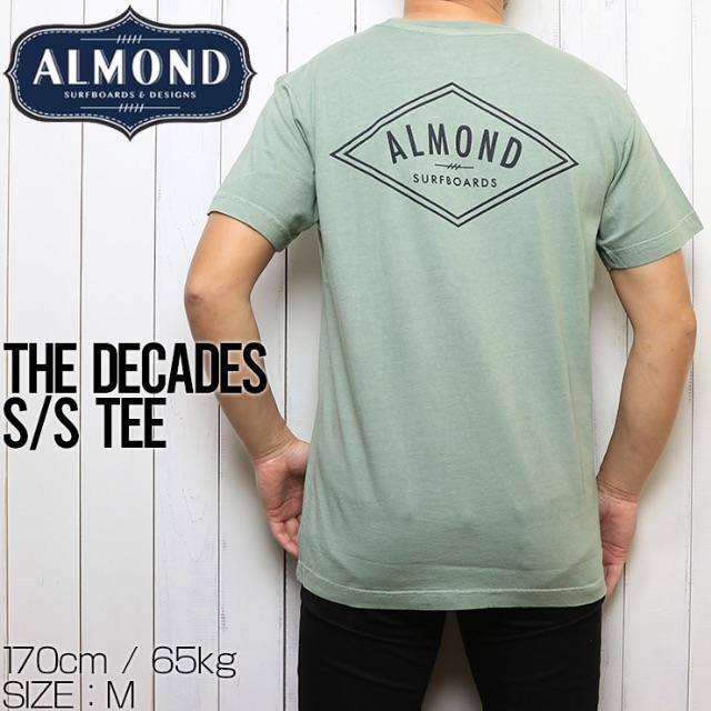 ALMOND SURF アーモンドサーフ THE DECADES TEE